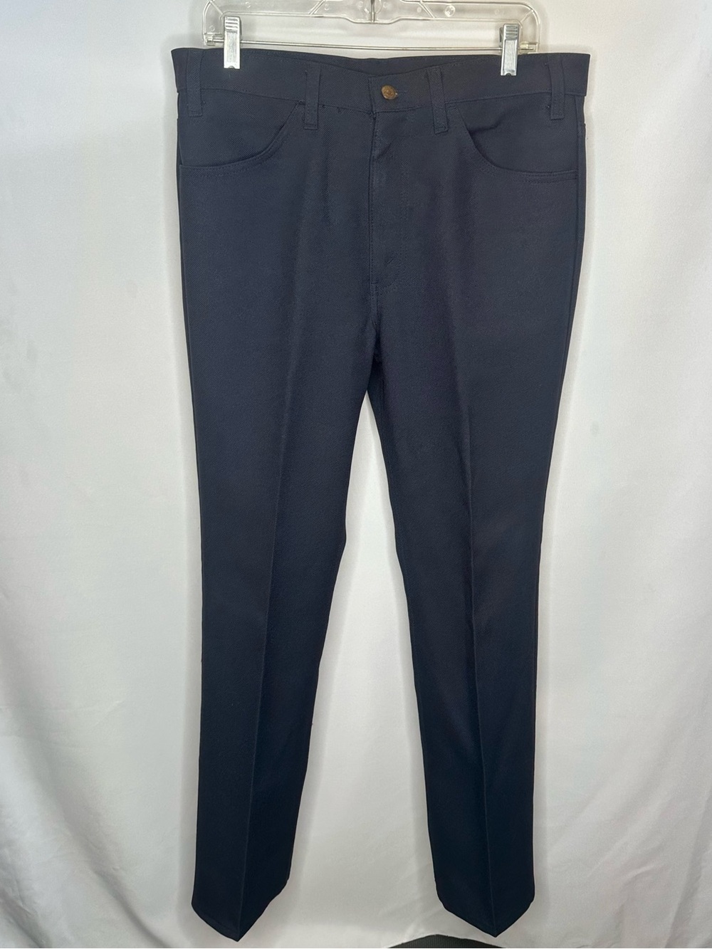 Vintage Levi’s 517 Sta-Prest Navy 10517-6117 W35 L32 USA Made